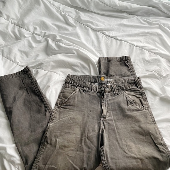 grey carhartt work pants - Picture 5 of 7